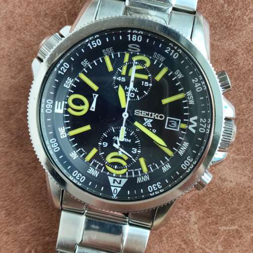 Seiko Solar 光動能 計時手表（42mm V172)