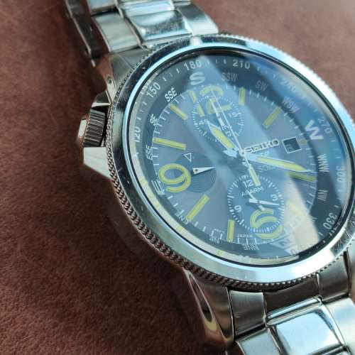 Seiko Solar 光動能 計時手表（42mm V172)