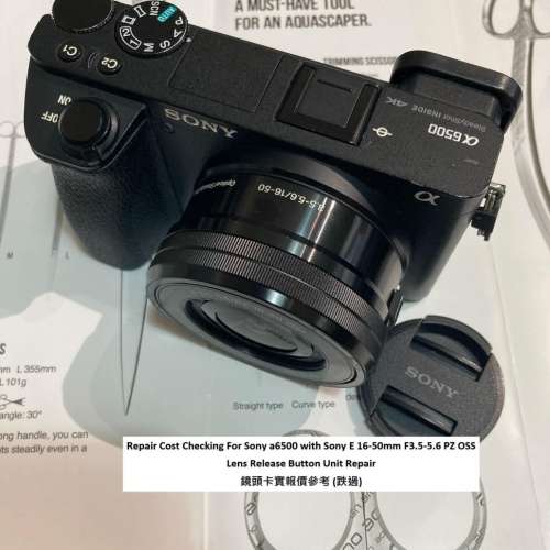 Repair Cost Checking For Sony a6500 with Sony E 16-50mm F3.5-5.6 PZ OSS Lens