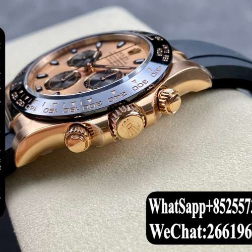 Rolex 勞力士 daytona m116515ln-0018 40mm 玫瑰金迪通拿 計時