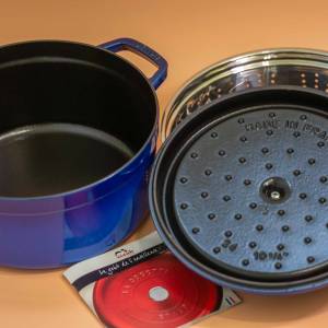 Staub 藍色鑄鐵鍋 26cm