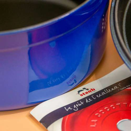 Staub 藍色鑄鐵鍋 26cm