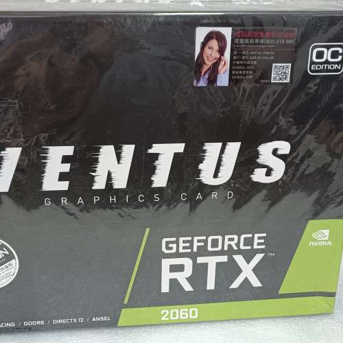 全新 MSI RTX 2060 VENTUS 12G OC