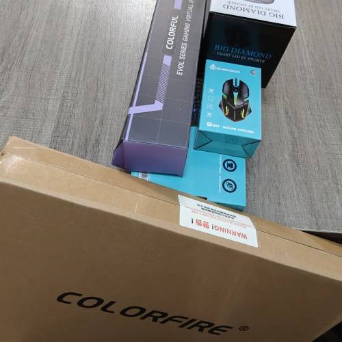 全新未開封 Colorfire七彩虹 E14 超輕薄筆記本 7735HS 16+512 2.2k IPS 連贈品