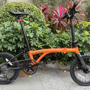 (靚價 橙色 同 限定櫻花粉色) 2026  新款 JAVA NEO 9速/12速電變 油剎桶軸 16吋349 ...