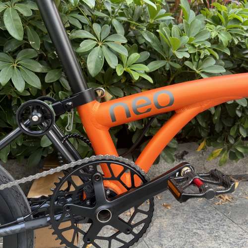 (靚價 橙色 同 限定櫻花粉色) 2026  新款 JAVA NEO 9速/12速電變 油剎桶軸 16吋349 ...