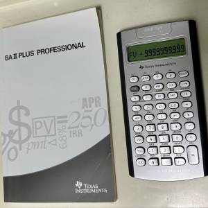 Texas Instruments BA II Plus Professional 財務計算機