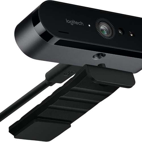 Logitech BRIO 4K Pro Webcam,羅技4K網路攝影機,具備 HDR 功能並支援 Windows Hell...