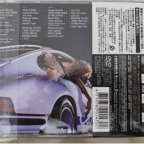 頭文字D歌曲，日本組合🇯🇵Move ：Rewind 2cd+dvd 初回限定版，新淨碟冇花，合收藏