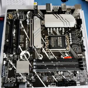 Asus Prime B760M-A D4  mATX主板冇WiFi版 (接近全新，港行漢科3年保，剩2年保)