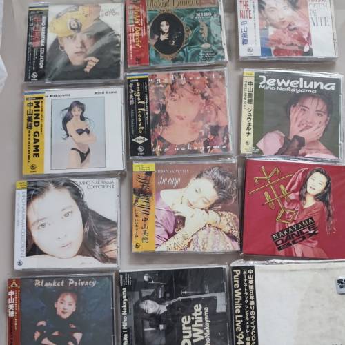 經典絕版🇯🇵中山美穗 Miho Nakayama 日本版CD 22隻，多隻經典出道特别版已揾唔返，...