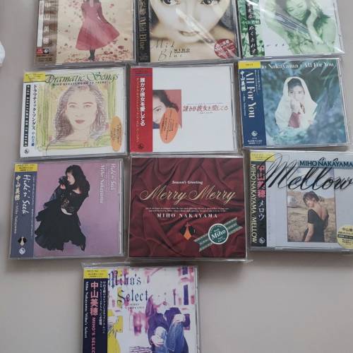 經典絕版🇯🇵中山美穗 Miho Nakayama 日本版CD 22隻，多隻經典出道特别版已揾唔返，...