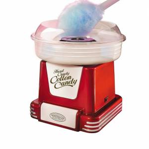 美國品牌NOSTALGIAPCM805 50年代金屬紅復古棉花糖機，只用過兩次，極新淨，有齊盒、...