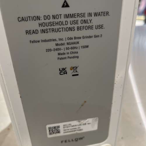 Fellow ode 磨豆機 gen 2 已換SSP平刀