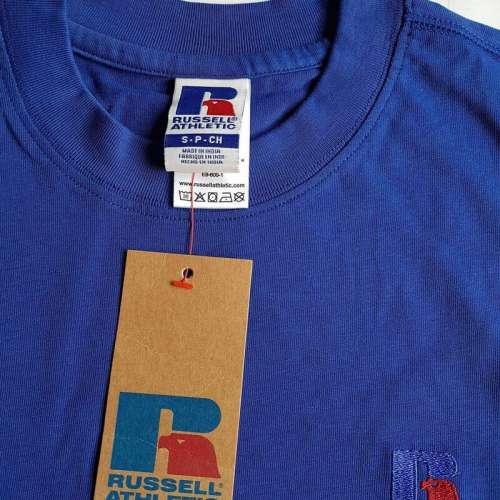 🇺🇸 美國經典Russell Athletic 男裝Tee 寶藍色 細碼 Not Carhartt、The North Fac...