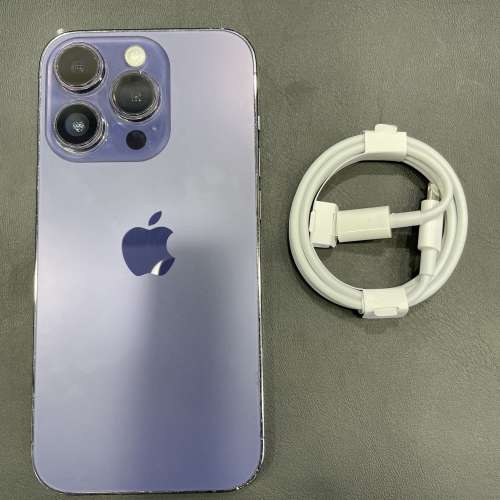 90%New iPhone 14 Pro 128GB 紫色 香港行貨 自用首選超值