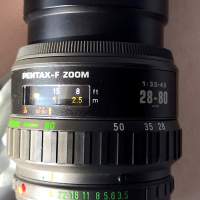 Pentax-F 28-80mm F3.5-4.5 macro Full-frame/35mm film  AF slr Lens