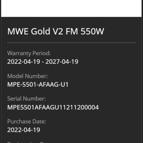 Cooler Master MWE Gold 550W V2 全模組