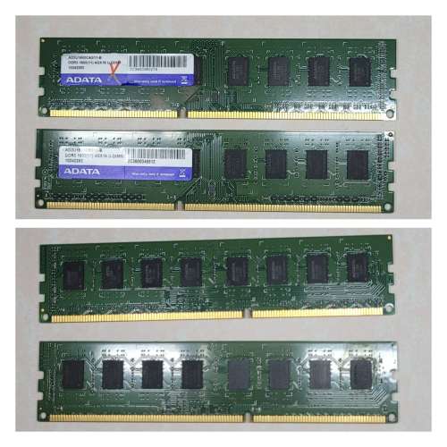 ADATA DDR3 1600 4G x 2 合共8G