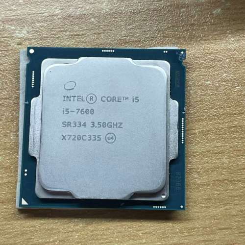 INTEL i5-7600 CPU
