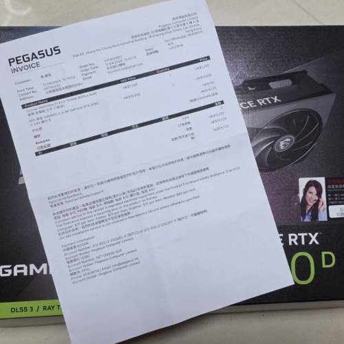 MSI GeForce RTX 4090D GAMING X
SLIM 顯示卡 NOT 2080 3080 3090 4080 5080
5090