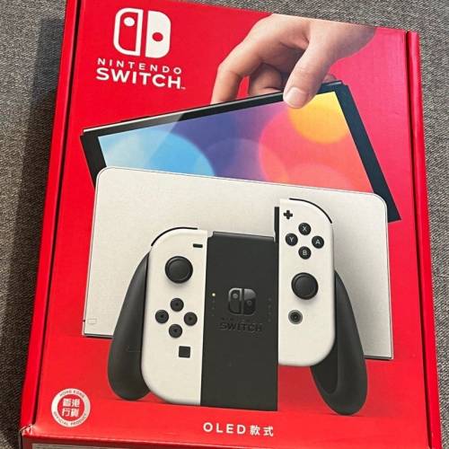 任天堂 Switch 64GB OLED Mario 红色游戏机 1 天发货完好翻新