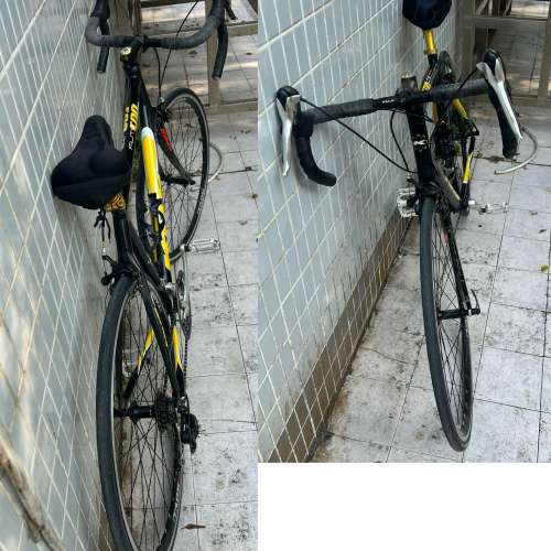 二手 KHS FLITE 500 16速 C剎 700C  前後义碳纖 鋁合金公路單車 HK$788.00