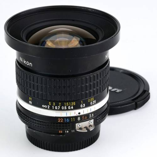 Nikon Ais 18mm F3. 5 全片幅手動鏡送lens hood
