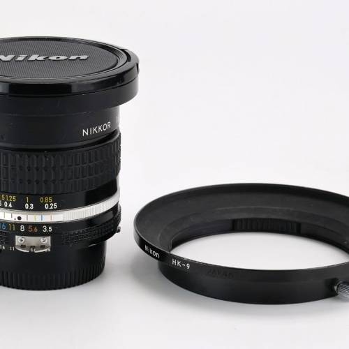 Nikon Ais 18mm F3. 5 全片幅手動鏡送lens hood