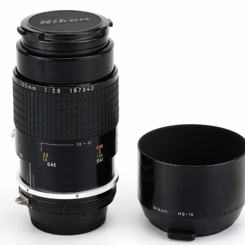 Nikon Nikkor Ais F2. 8 Marco 送 lens hood