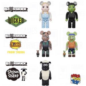 (接受預訂) Medicomtoy🇯🇵BE@RBICK - Wicked, Shaun the Sheep, Toxic  Crusaders