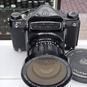 PENTAX 6x7 BODY + TAKUMAR 55MM F3.5 全正常