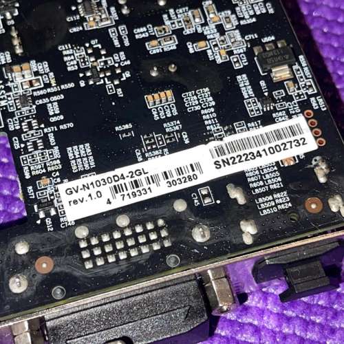Gigabyte GT 1030 Low Profile GV-N1030D4-2GL 顯示卡刀卡