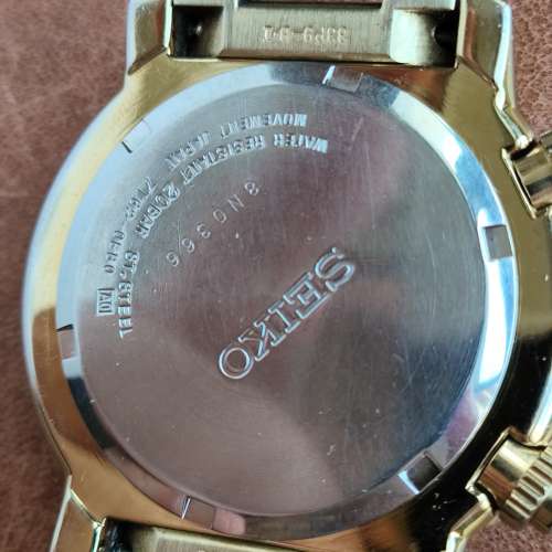 精工 飛行員 電子計時表（金色 , 7T62, 42mm）