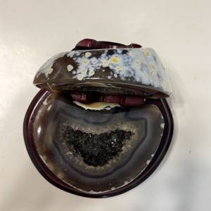 瑪瑙聚寶盆擺件