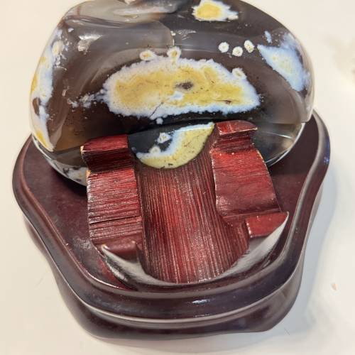 瑪瑙聚寶盆擺件