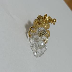 SWAROVSKI 施華洛世奇金色葡萄造型胸針