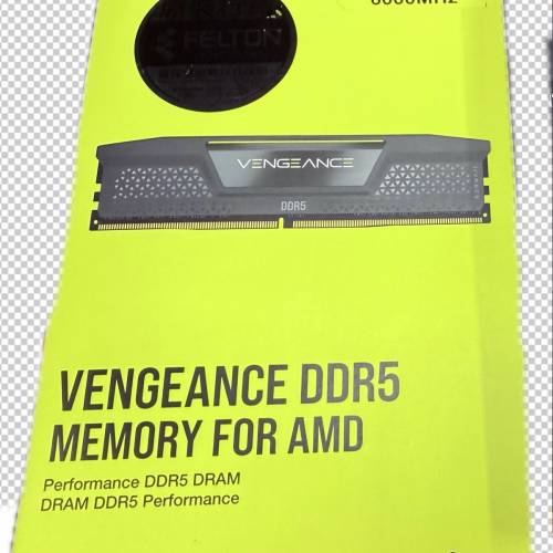 CORSAIR 64GB Kit (2x32GB) VENGEANCE CMK64GX5M2B6000Z30 DDR5 6000MHz CL30