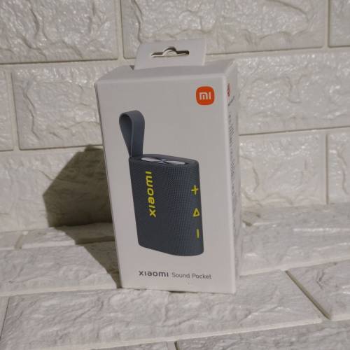 全新行貨勁靚聲小米Xiaomi Sound Pocket 藍牙喇叭 青灰色 有保用
