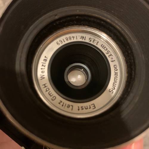 Leica Summaron 3.5cm f/3.5 m mount w/原裝hood