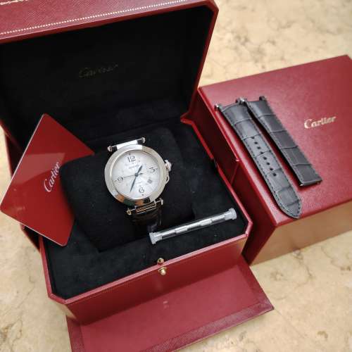 💥新款CARTIER PASHA DE CARTIER  41mm，快拆帶設計，99%超新淨，保用至2029年，全...