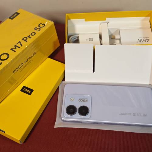POCO M7 pro 5G (8+256GB) 新淨全盒 99.99% 新