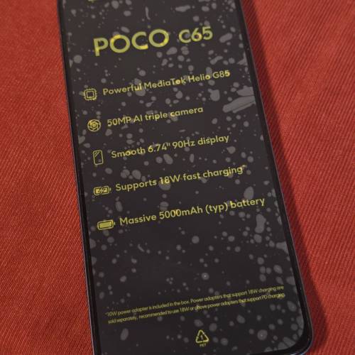 POCO C65 黑色 (8+256GB) 新淨99.99%, 淨機1部