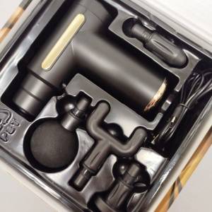 全新 迷你黑色按摩槍