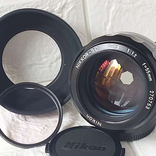 經典鏡皇*夜之眼 Nikon NIKKOR-SC 55mm 1.2*珍藏品