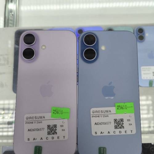 💯秒殺價 歐版 iphone 17 256gb 1實體卡1Esim 100 battery 🔋 all original