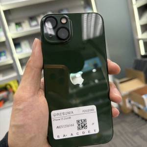 美版 Apple iPhone 13 256GB 綠色 66 battery 換左屏幕