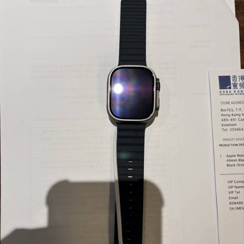 Apple Watch Ultra 3 GPS + Cellular 49mm 黑色鈦金屬