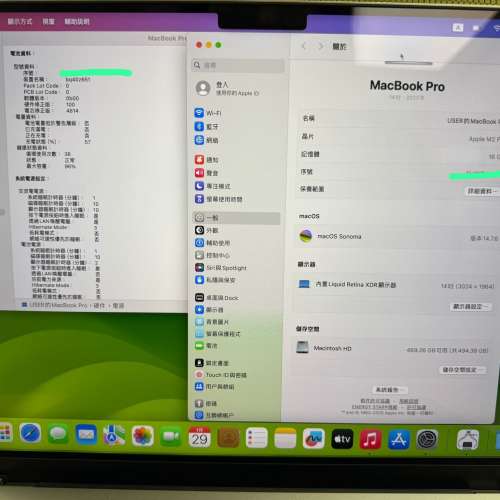 Macbook Pro 2022 14" M2Pro 16GB RAM + 512GB SSD