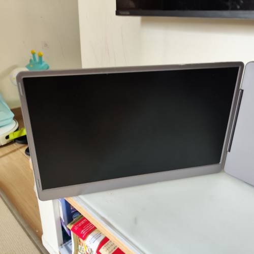 華視迅15.6&rdquo;外置雙屏便攜顯示器Type-C/HDMI接口低藍光